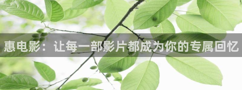 桔子美女視頻：惠電影：讓每一部影片都成為你的專屬回憶